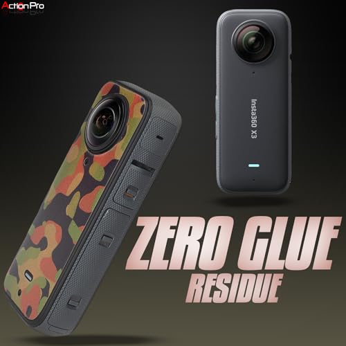 Image of Action Pro Camera Waterproof Skin Compatible with Insta360 X3 Action Camera (Army)