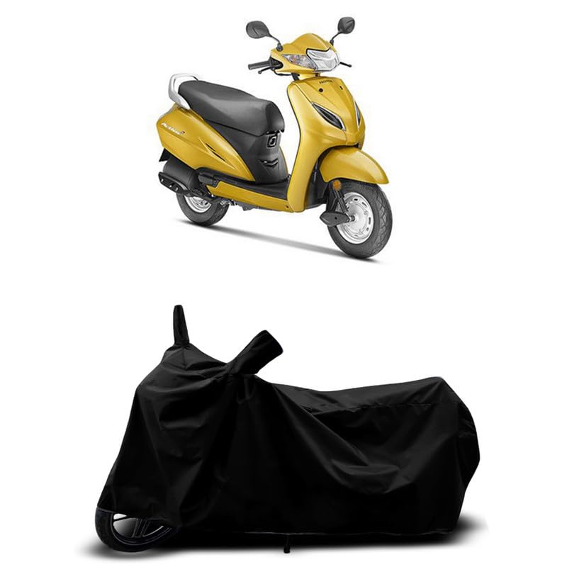Image of DUFFEL-All Two Wheeler Bike /Scooty Body Cover Used for Activa 5G BS6 Heat Protectio /Water Resistance /UV-Rays /Birds Dropping /Scratchproof /Dust Proof /Waterproof All Variants [Black]