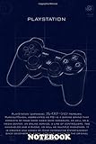  Notebook: Playstation With Blueprint Effects , Journal for Writing, College Ruled Size 6\