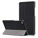 Produktbild NOKOER Hülle für Lenovo Tab M8, Superleicht Smart Clamshell Leder Schutzhülle Case [Bracket-Funktion] [rutschfest] [Anti Fingerabdruck] 360-Grad-Schutz Ledertasche - Schwarz