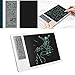 LCD Writing Tablet with, Desktop Electronic Calendar LCD Handwriting Board,Type C Rechargeable 120mAh Digital Display Notepad,with Alarm Function, for Schools, Offices, Living