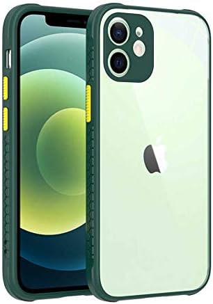 Zore Apple ile uyumlu iPhone 12 Kılıf ​​Kaff Kapak Koyu Yeşil