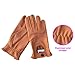 Mens Real Soft Leather Slim fit Retro Style Classic Dress Fashion Driving Gloves 508 (508-Tan, S)