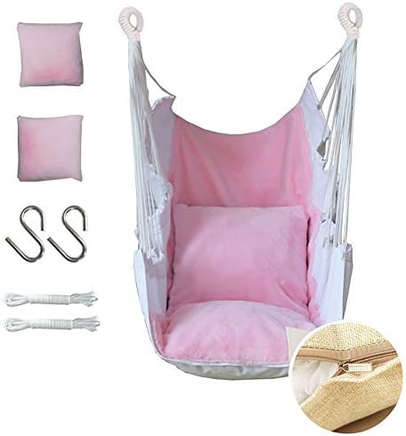 YXX- Pink Hammock Chair for Teen Girls 