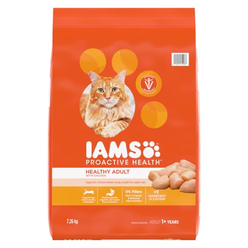 IAMS Proactive Health Nourriture sèche chat adulte saveur poulet 7.26kg