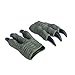 ZOKOMNART Dinosaur Claws Toys 2PCS Jurassic World Roft Rubber Realistic Velociraptor Claws for Adult Kids Cosplay