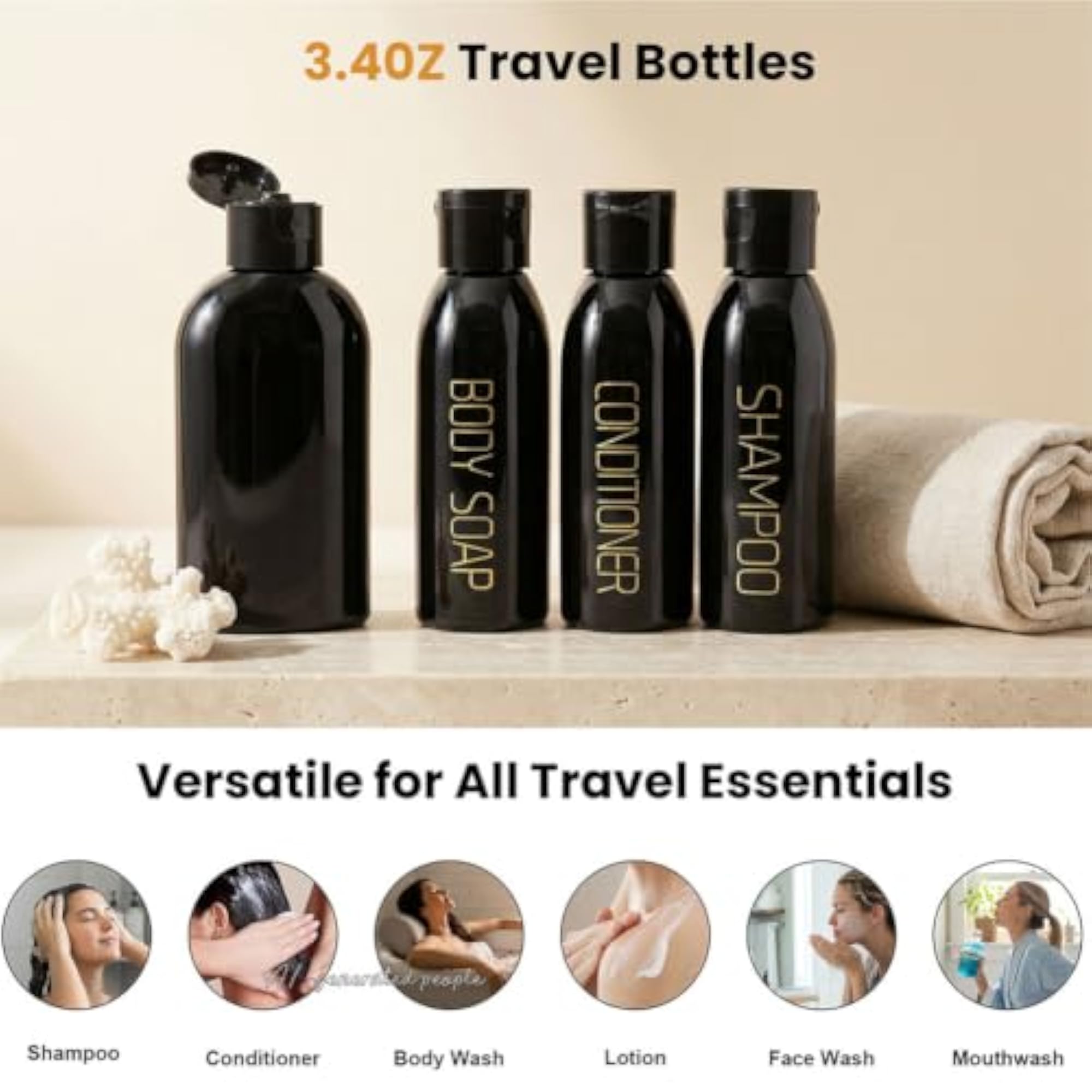 Travel Bottles for Toiletries, Leak Proof Containers
