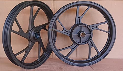 Par de Rodas de Liga Leve Dianteira Disco Cg 150/160 Titan/Fan/Start – Fabreck 5 Palitos Pé de Galin