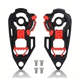 Garsent Set di Piastre Ingranaggi Visiera Scudo Regolabile per Casco Adatto per AGV K1 K1S K3SV K5 K5S, Ricambio Durevole per Motociclisti, Materiale Plastico