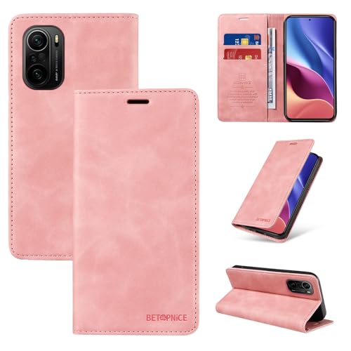 �E�H���b�g�P�[�X Xiaomi Redmi K40/K40 Pro/Xiaomi poco F3/K40 Pro Plus/11X/11X Pro/POCO F3 PRO �P�[�X �J�[�h�z���_�[�t�� �t���b�v�J�o�[ RFID �u���b�N�ی샌�U�[�P�[�X(Pi