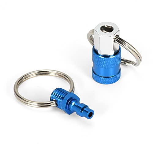 Seadesky 3Pcs Quick Release Keychain Detachable Key Ring Pull Apart Keychain With 2 Split Rings Detachable Key Chain Secure Key Attachment (Multicolor) #TOP5