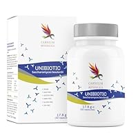 Carnium Botanicals Unibiotic Saccharomyces Boulardii – 5 Mrd. Kulturen – Kulturen Komplex – 30 Vegane Kapseln - Laktosefrei, ohne Zucker & Konservierungsstoffe