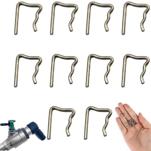 Common Rail Injector Leak Off Retaining Clips – 10PCS Diesel Fuel Leak Off Pipe Clips for Return Line, Seal Clamps for Ford Peugeot Citroen Renault VW Jaguar, Fuel Repair Kit