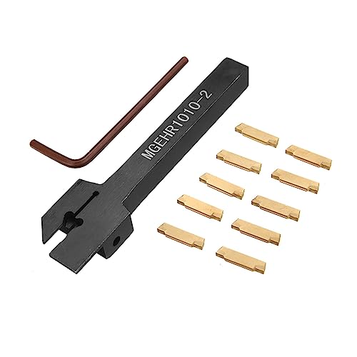 CNC Lathe Turning Tool Holder con 10 inserts MGMN200 miniatura 1
