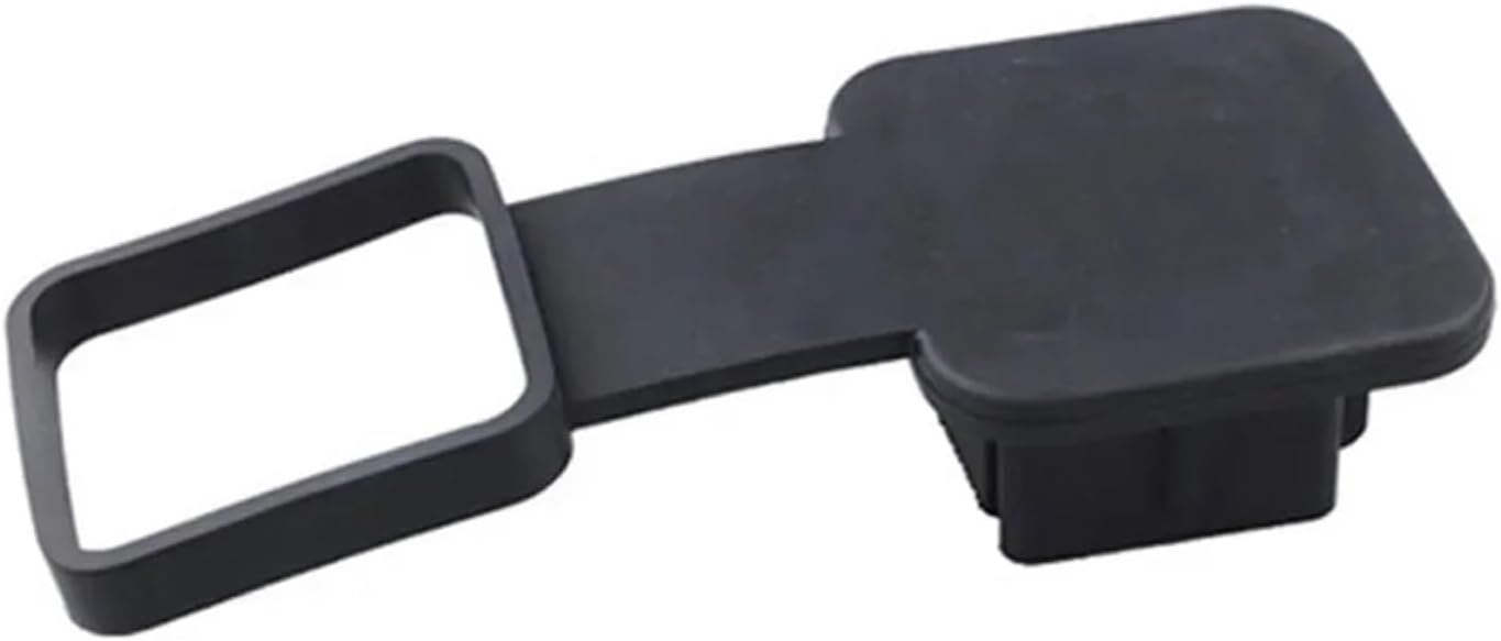 Trailer Hitch Covers 2PCS Tow Plug Tube Cap Protector Trailer Hitch Receiver Cover Plug Waterproof 2 Inch Receiver Auto Square Plug