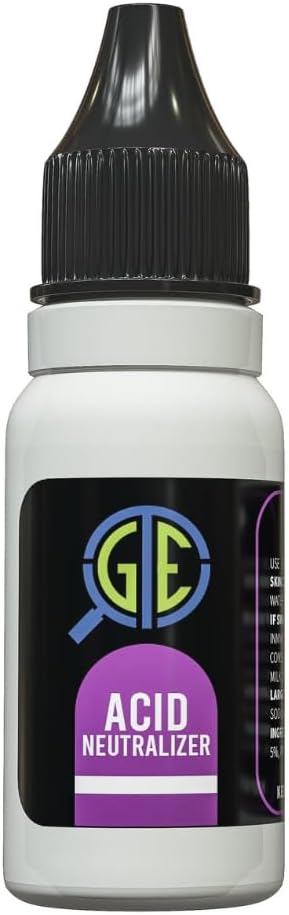 Gemtone Professional 14K Gold and Silver Testing Kit Solutions with Testing Stone and Neutralizer