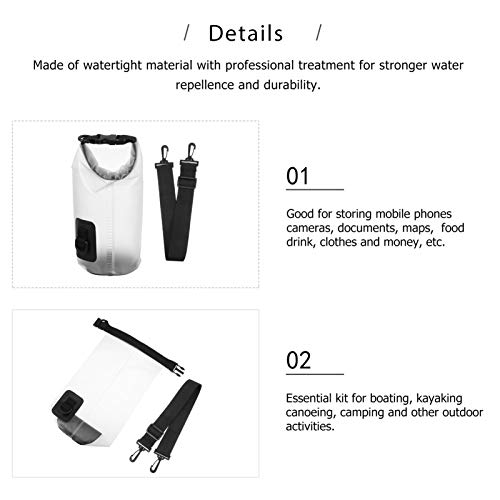 BESPORTBLE Bolsa flutuante impermeável para armazenamento de caiaque, rafting, barco, natação, acamp