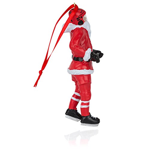 Chalktalksports Santa Hockey Player Christmas Ornament | Guys Hockey Holiday Ornament #TOP4