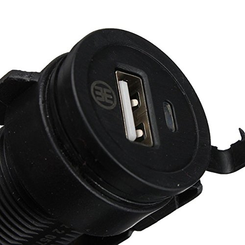 NEW!12V to 5V Waterproof Motorcycle Mobile Phone USB Charger Power