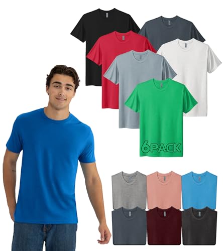 Next Level Apparel Men's Tri-Blend T-Shirt, NL6010 Unisex Crew Tee, Bulk Undershirt Pack -Custom Color Set Remera para Hombre