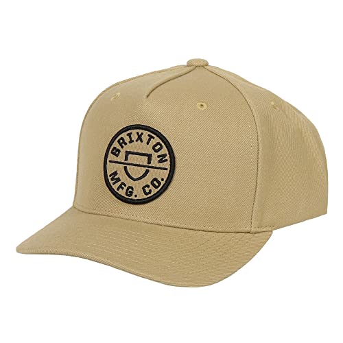 [ブリクストン] キャップ メンズ CREST C MP SNBK CAP 帽子 スナップバック スケーター スケートブランド モハベ ベージュ [並行輸入品]
