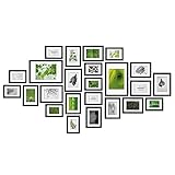 𝐁𝐈𝐋𝐃𝐄𝐑𝐑𝐀𝐇𝐌𝐄𝐍 𝐀𝐔𝐒 𝐌𝐃𝐅 𝐇𝐎𝐋𝐙 - Die stabilen Fotorahmen bestehen aus 1,5 cm starkem MDF-Holz eignen sich perfekt für Ihre Fotogalerien und Dekorationen. Um Ihre hochwertigen Fotos zu schützen sind alle unsere Rahmen mit einer doppelt folierten Kunststoffglas-Scheibe ausgestattet. Die Schutzfolien lassen sich vor Gebrauch leicht entfernen.