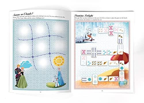 Disney Frozen Sticker Book Treasury - Activity Books for kids, 350 reusable stickers, 96 pages of fun - Image 7