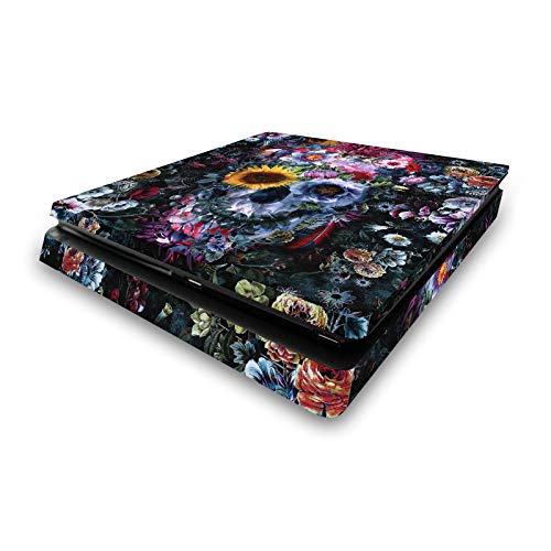 Skin PS4 Slim Riza Peker Skull Mix Art autocollant vinyle de console