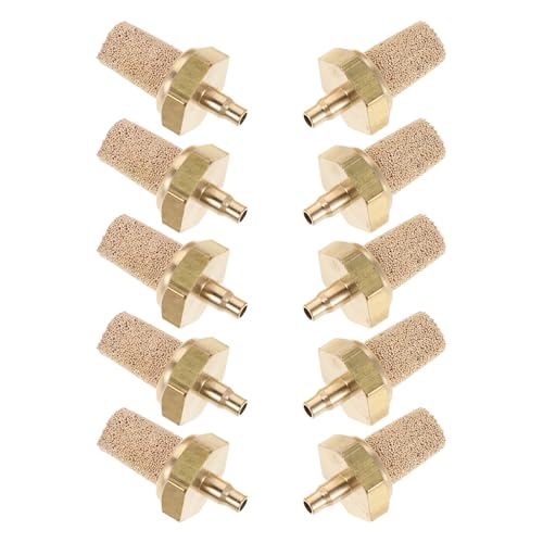 Mobestech Lot de 10 Filtres en Cuivre pour Machine à Fumée de Scène M3 M4 Buse de Brumisation Silencieuse Accessoire Professionnel pour Effets Spéciaux et Ambiance Fête
