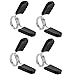 EastyGold Barbell Clamps Dumbbell Spring Clip Circlip Collars 1 Inch Weight Bars Clips Fitness Weightlifting Lock Buckle 1 Inch for Standard Bar Barbell Strength Training Gym Accessory