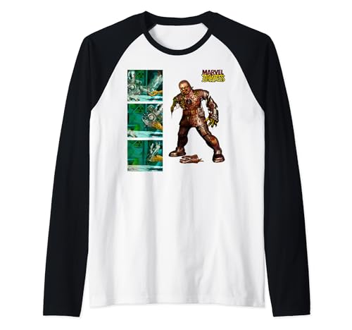 Marvel Zombies Iron Man tee shirt de baseball manches raglan style comics