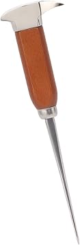Ice Pick, Ice Pick Tool Stainless Steel Wood Handle Ice Pick Ice Breaker Ice Crusher Tool for Home Kitchens, S Beverage Stores