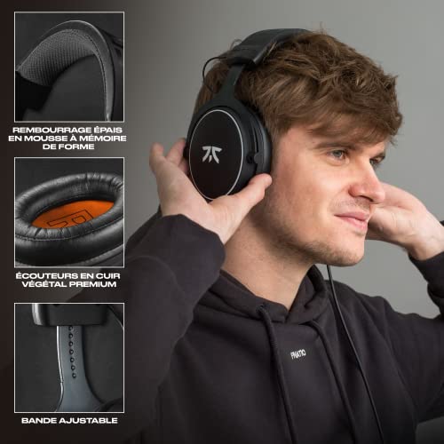 Fnatic React Casque de Jeu pour e-Sport avec Pilotes de 53 mm, Cadre métallique, Son stéréo précis, Microphone détachable Broadcaster, Prise Jack 3,5 mm, compatibilité PC, PS4, PS5, Xbox - Les Beatles, Paul McCartney, John Lennon, RIngo Starr, George Harrison Fnatic React Casque de Jeu pour e-Sport avec Pilotes de 53 mm, Cadre métallique, Son stéréo précis, Microphone détachable Broadcaster, Prise Jack 3,5 mm, compatibilité PC, PS4, PS5, Xbox – Image 3