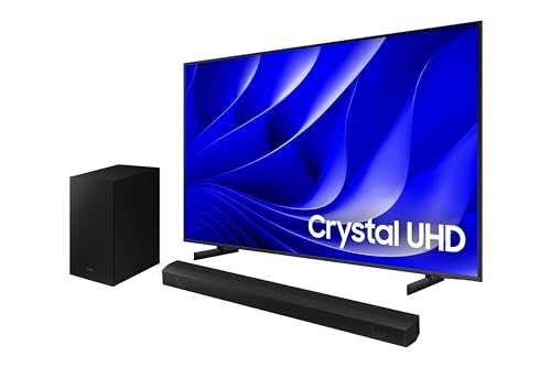 Samsung Combo Smart Big TV 75" Crystal UHD 4K 75DU8000 2024 + Soundbar HW-B550/ZD