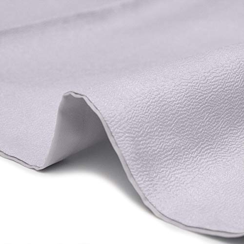KYOETSU Women's Washable Lined Kimono Awase (Large, Light grey)