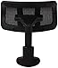 Lorell Mesh High-Back Office Headrest, Black, for use Hi-Back Mesh Chairs, 1 Count