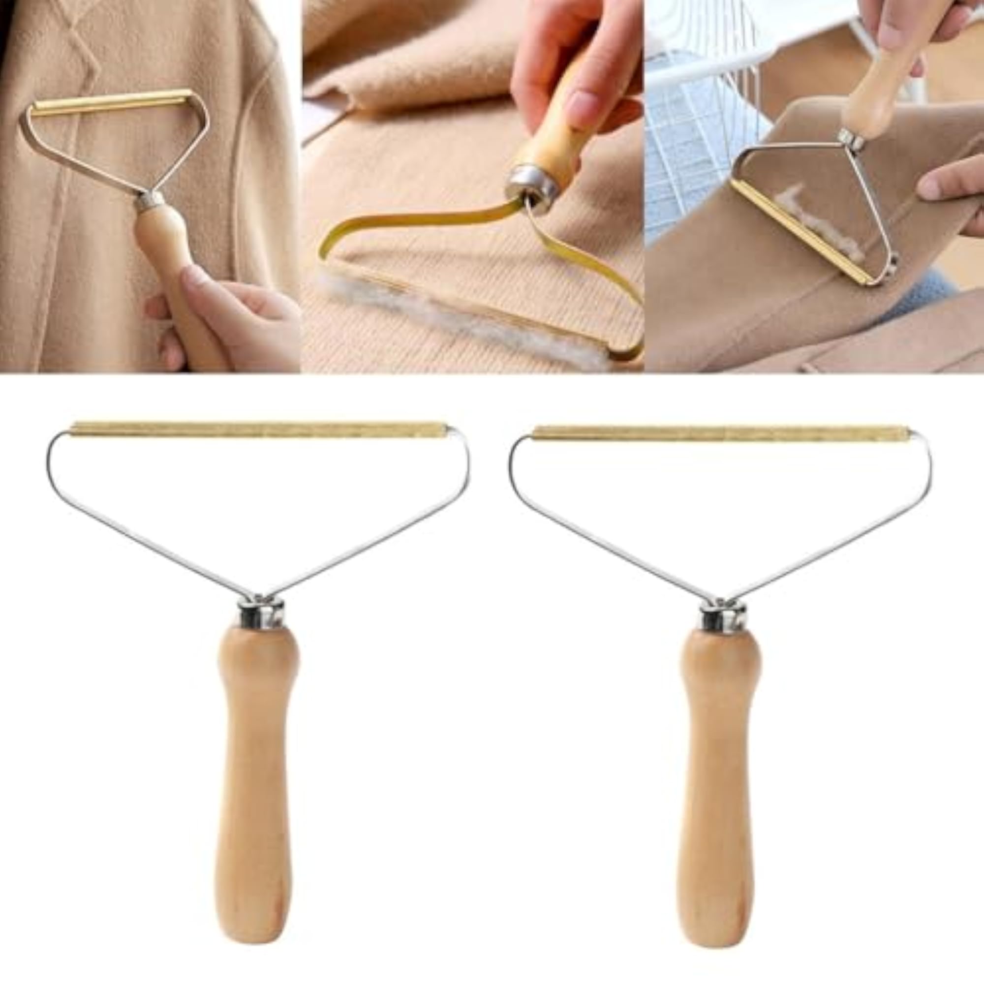 2 Pieces Lint Remover for Clothes & Fabrics