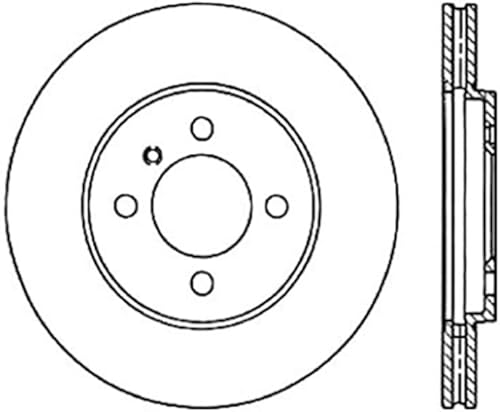 Miniatura 9 de Rear Disc Brake Rotor Standard Compatible With Mazda 626 1993 1994 1995 1996 1997