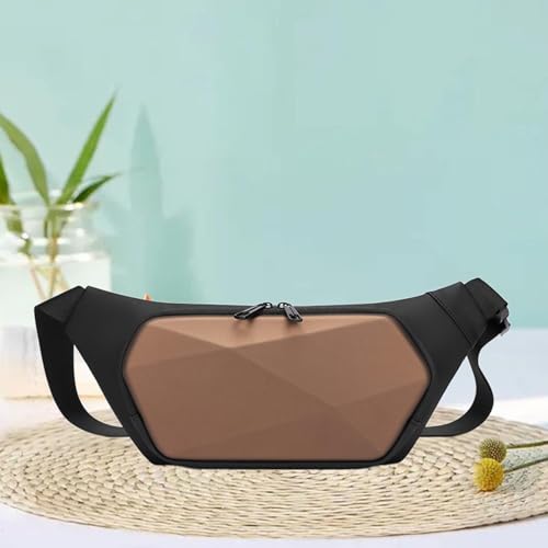 Vaveren Bolsa tipo bandoleira, bolsa de cinto resistente a rasgos com alça ajustável, bolsa de cintu