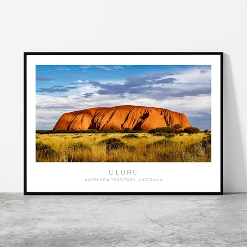 Uluru Wall Art | Uluru Ayers Rock Home Decor Print Travel Poster | Artful Photo Travel Memento Idea | Northern Territory Australia