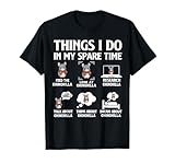 Things I Do In My Spare Time Pet Chinchilla Owner Fans Funny T-Shirt