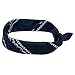 Camel Brand Bandana 12 Pack 21x21 100% Polyester (Navy)