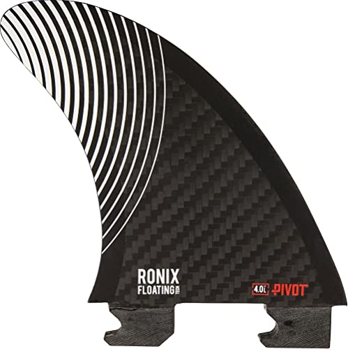 Ronix 4 in. - Floating Wakeboard Fin-S 2.0 - Pivot - Left Surf Fin - Carbon
