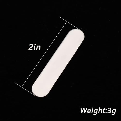 Miniatura 4 de kcrygogo Paquete de 20 cintas de plomo para raquetas de tenis, palos de golf, paletas de pickleball | Tiras de alto adhesivo y flexibles, baja