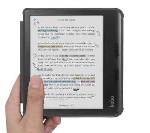 Image of Case for 7 inch Kobo Libra Colour /Libra 2 eReader Premium PU Leather Cover for Kono Libra Colour Case /Libra 2 eReader Case