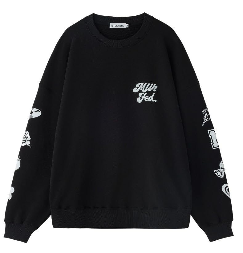 アンミル AnnMiru バックプリントスウェット ミルと365日 アンミル AnnMiru バックプリントスウェット ミルと365日