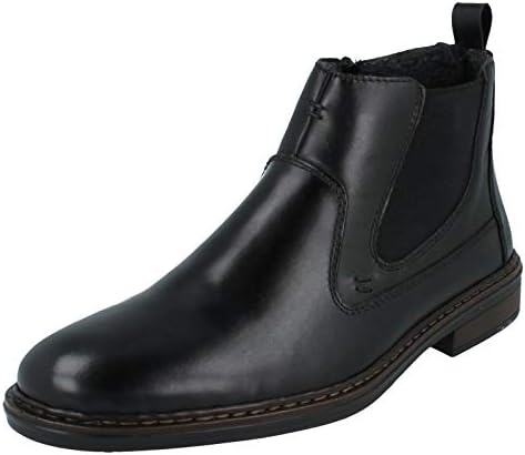 Rieker 37662-00 RONDON Black Leather Mens Chelsea Boots 45 image 2