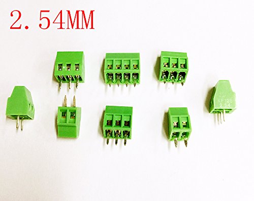 20Pcs E-Simpo® 2.54Mm 4P Pcb Screw Mount Wire Terminal Block Connector 0.1In Pitch 24-12Awg 150V6A Rated Ce Rohs (2.54Mm 4P) #TOP5