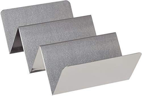 Metal Taco Holder - Stainless Steel Taco Trays- Dishwasher, Oven, and Grill Safe - Great for Sandwiches and Hotdogs too (1)