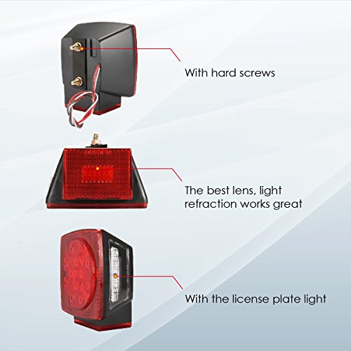 AMBOTHER LED Submersible Trailer Light Kits